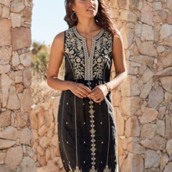 Johnny Was LA Kemi Linen Dress Small - Picture 1 of 8